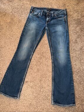 Silver Jeans Aiko Bootcut size 31 Y2K Boho